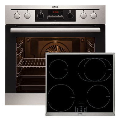 Фурна и плот за вграждане AEG-EP5013031M + HE634250XB