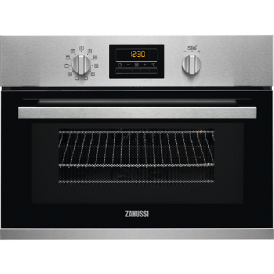 Мултифункционална фурна за вграждане с интегрирани микровълни 43л - ZANUSSI ZKC47901XU