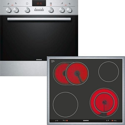 Фурна и плот за вграждане SIEMENS-HE23AB502 + EF735001