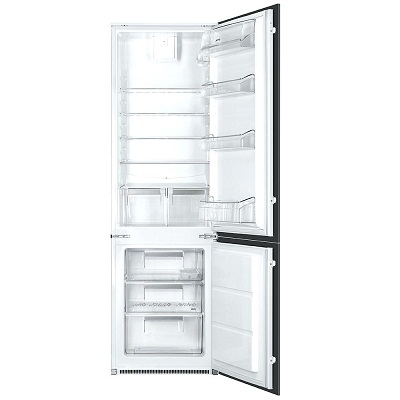 Хладилник с фризер за вграждане 277л - SMEG C7280FP1