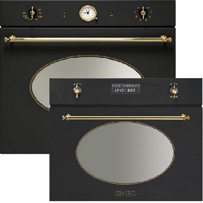 Пакет фурна и микровълнова за вграждане SMEG-SCP805A-8 + SC845MA