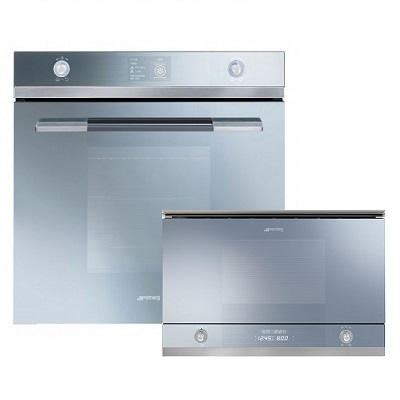 Пакет фурна и микровълнова за вграждане SMEG-SFP130S-1 + MP122