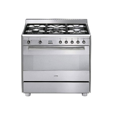 Комбинирана готварска печка 90см - SMEG SCB91MFX5