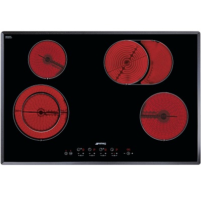 Стъклокерамичен плот за вграждане 4 зони - SMEG SE2772TC2