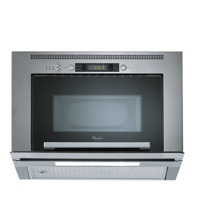 Микровълнова фурна за вграждане комбинирана с аспиратор - WHIRPOOL AVM960IX