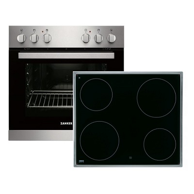 Фурна и плот за вграждане ZANKER-KOU10301XK + ZC6675X