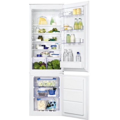 Хладилник с фризер за вграждане 253л - ZANUSSI ZBB28651SA